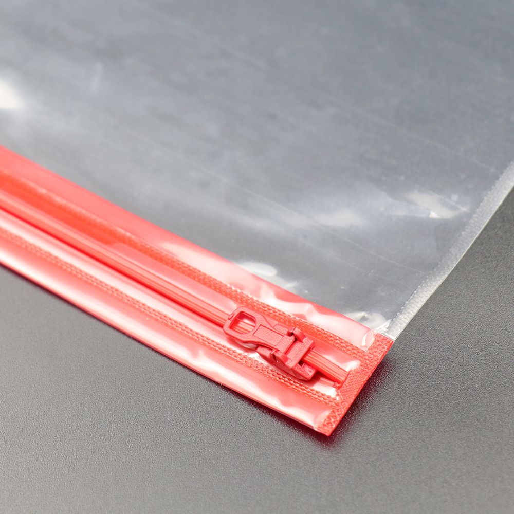 pe袋金属拉头拉链袋密封袋无粉易开口透明包装袋服装拉链袋封口袋