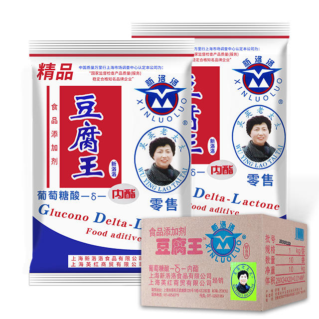 新洛洛豆腐王内酯1000g*10袋/箱  现货批发量大从优批发