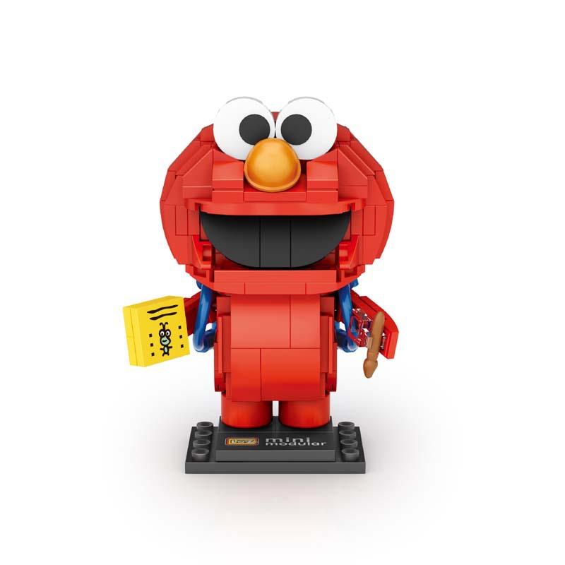 loz俐智 芝麻街4108拼装mini颗粒积木玩具儿童圣诞玩具节日礼品