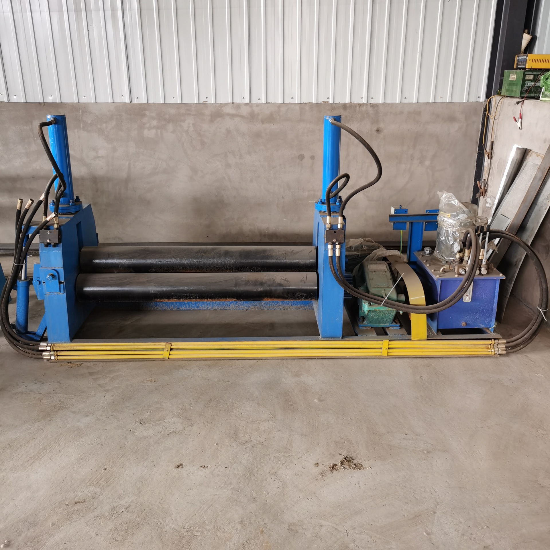 铁皮卷筒机不锈钢镀锌板卷圆机电动卷板机液压滚圆机