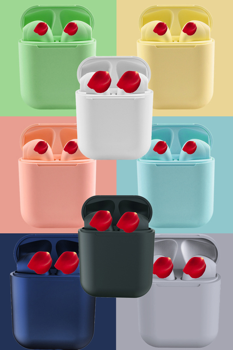 i12蓝牙耳机i7s马卡龙耳机5.0双耳充电仓无线i11蓝牙耳机