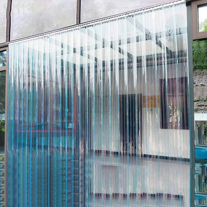 chi zhe summer transparent pvc door curtain partition curtain wind-proof dust-proof air conditioner hd plastic self-priming mosquito-proof soft door curtain