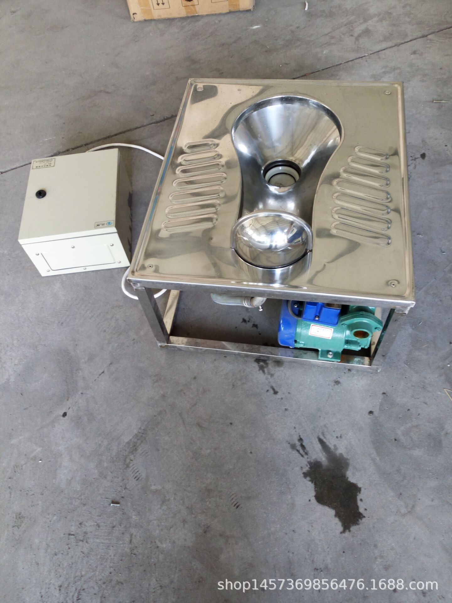 不锈钢气水冲蹲便 适合移动厕所使用   供 景区使用