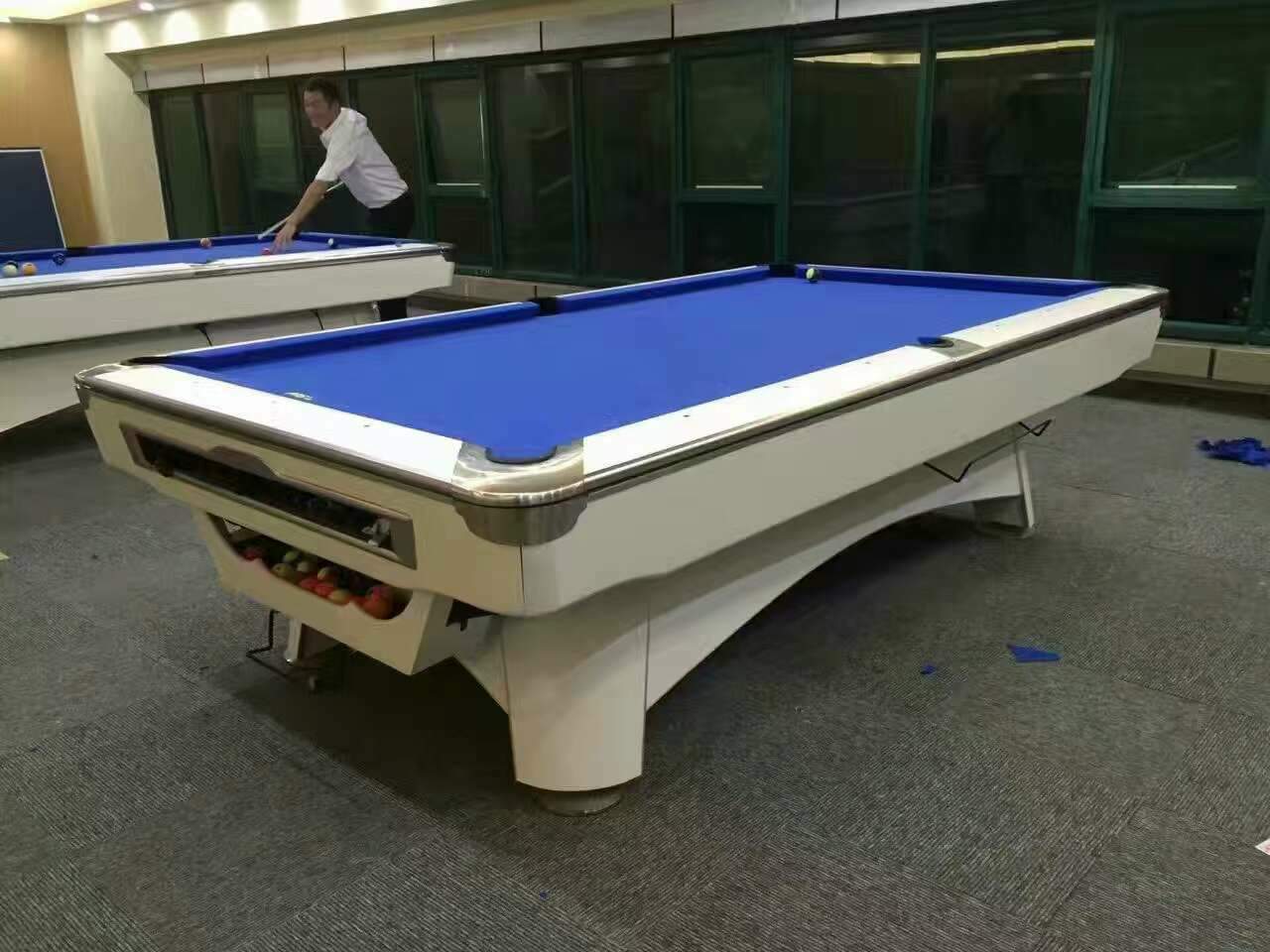 六代新款台球桌标准花式九球桌家用球房台球桌法式撞球台价格尺寸