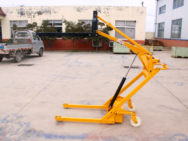 电动小型液压搬运车便携式装卸车单人曲臂搬运车堆垛堆机铲车地牛