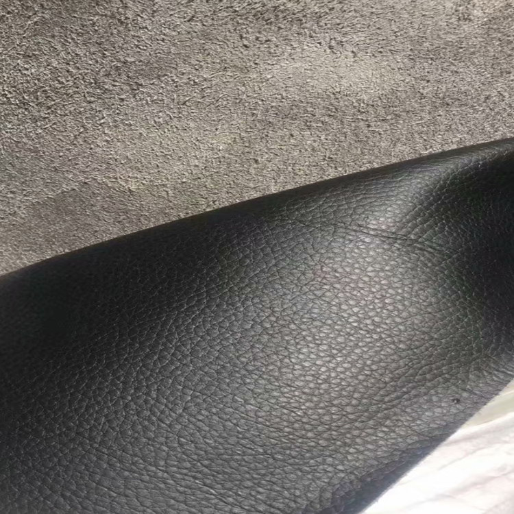 鞋材材料超纤皮劳保鞋超纤皮荔枝纹14mm超纤皮现货批发