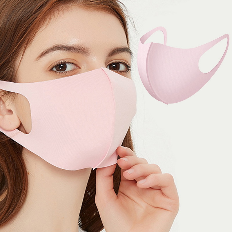 成人款 防尘口罩 纯黑同款挂耳式口罩 显瘦纯黑口罩可清洗面罩