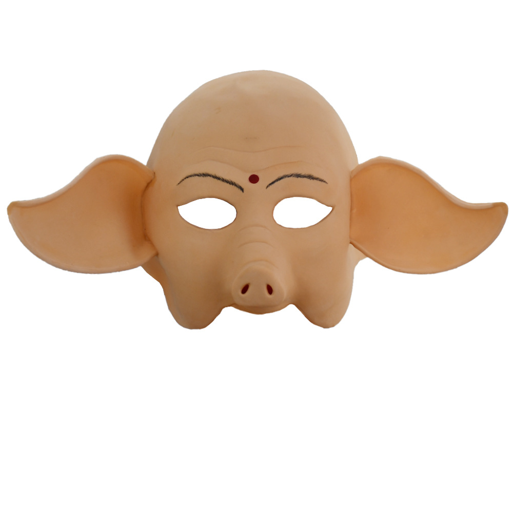 西游记猪八戒头套肚皮乳胶经典版猪八戒服装舞台年会表演道具全套