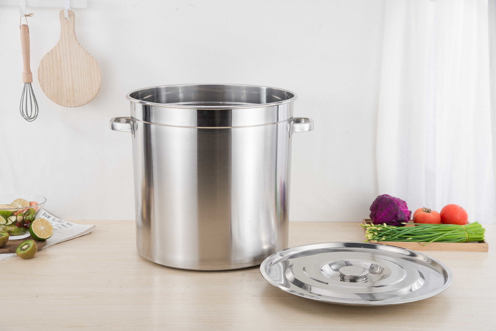 商用食品级不锈钢带盖汤桶加厚大容量多功能厚底汤锅炉灶适用2.