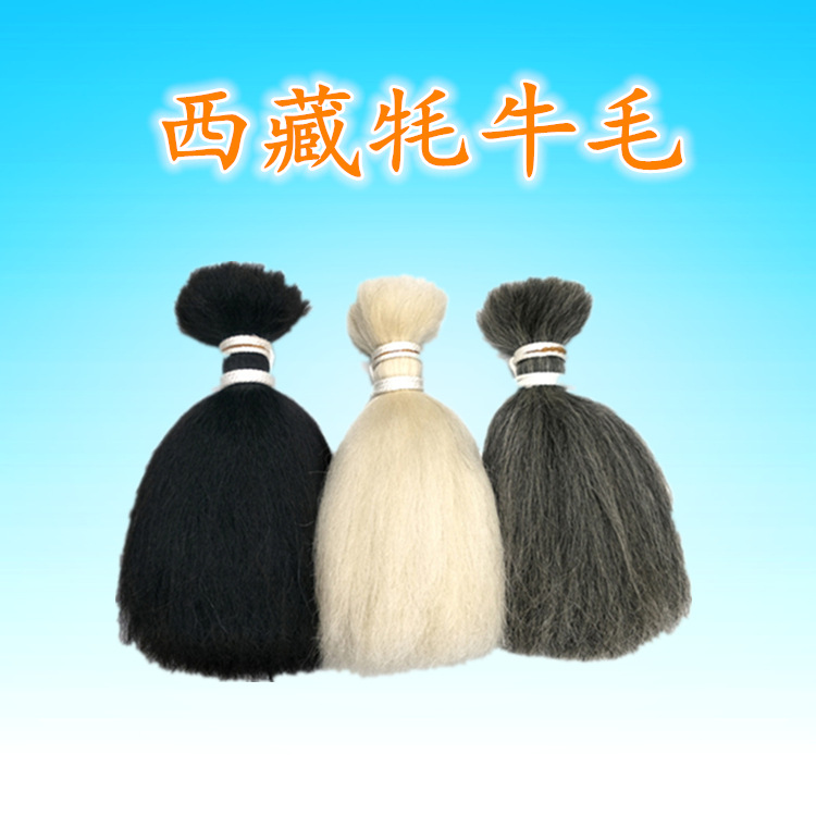 西藏牦牛毛牦牛尾毛6-18英寸厂家现货