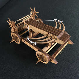 武侯战车三国诸葛亮赵子龙北伐三箭齐发古代战车模型男孩玩具礼物