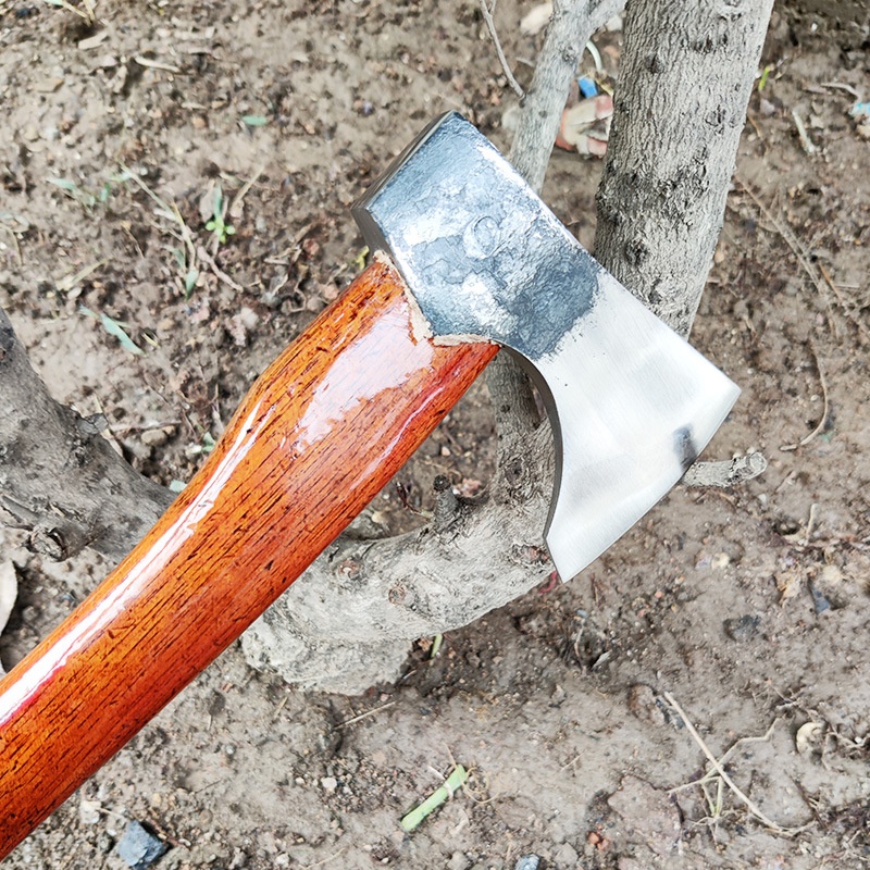 高碳钢多用木工斧野营家用腰斧劈柴木柄斧求生刀具伐木斧头-阿里巴巴