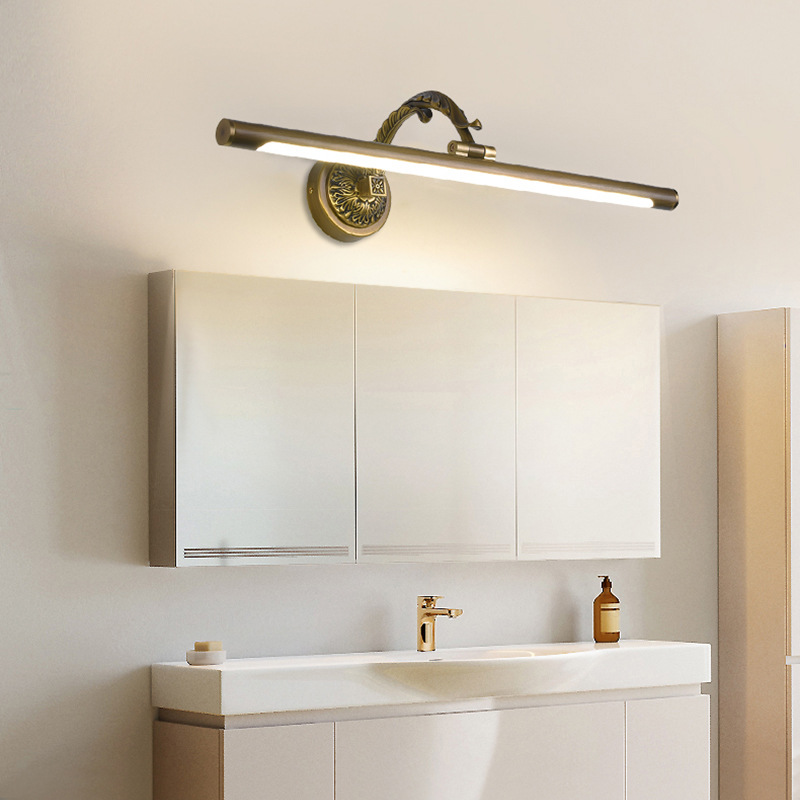 北欧浴室全铜卫生间镜前灯
