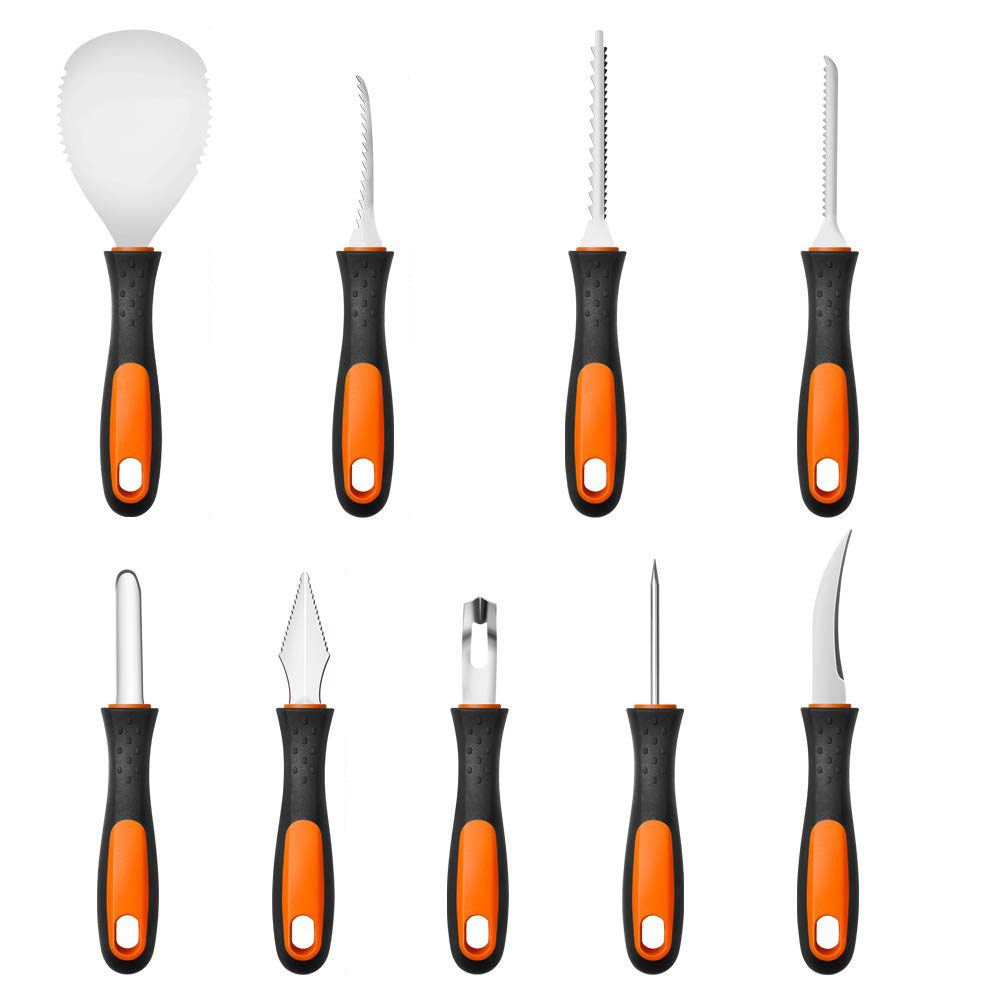 amazon亚马逊热卖产品 9件套南瓜雕刻工具 pumpkin carving kit
