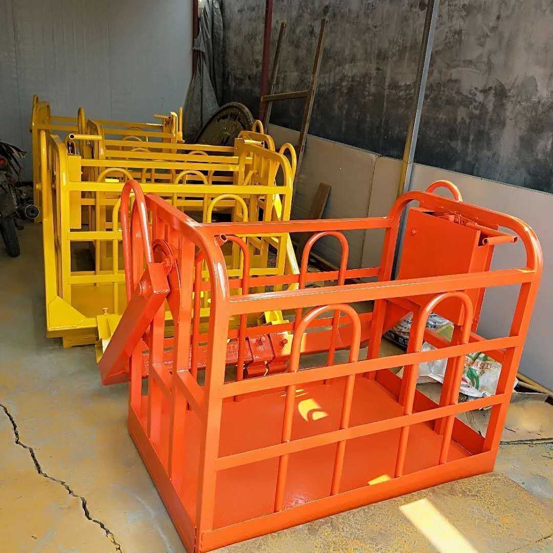 安全实用吊车吊篮 自动调平功能吊筐 高空作业吊篮价格