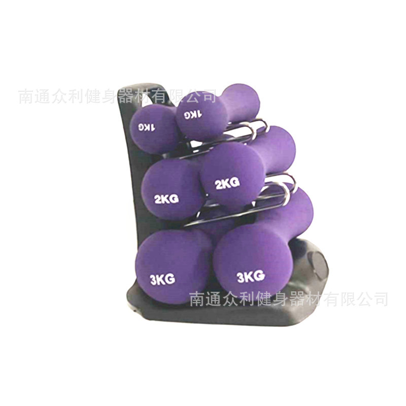 Large and Small Leaves Dog Bone Tower Dumbbell Rack Rotating Household Combination Fitness Small Dumbbell Storage Rack Factory Direct Supply