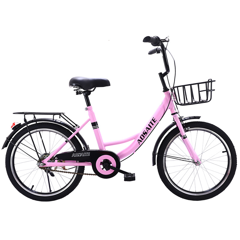 Factory Sales 20-Inch Lady's Bicycle Student Bike Women's Bicycle Can Bring People's Bicycle Quantity Discount