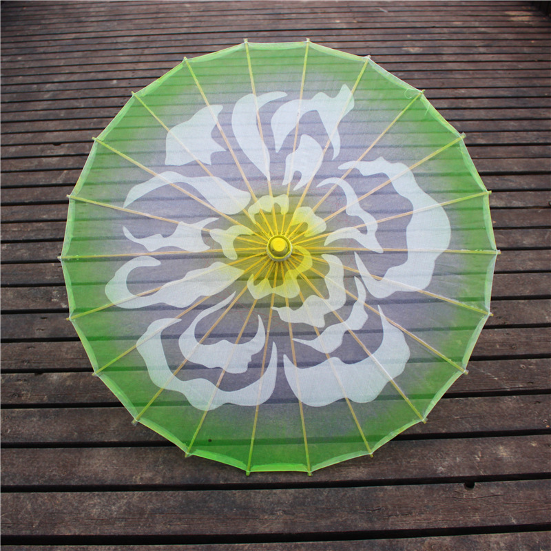 茉莉花开 舞蹈道具伞 茉莉情怀演出旗袍走秀古典透明跳舞用的舞伞