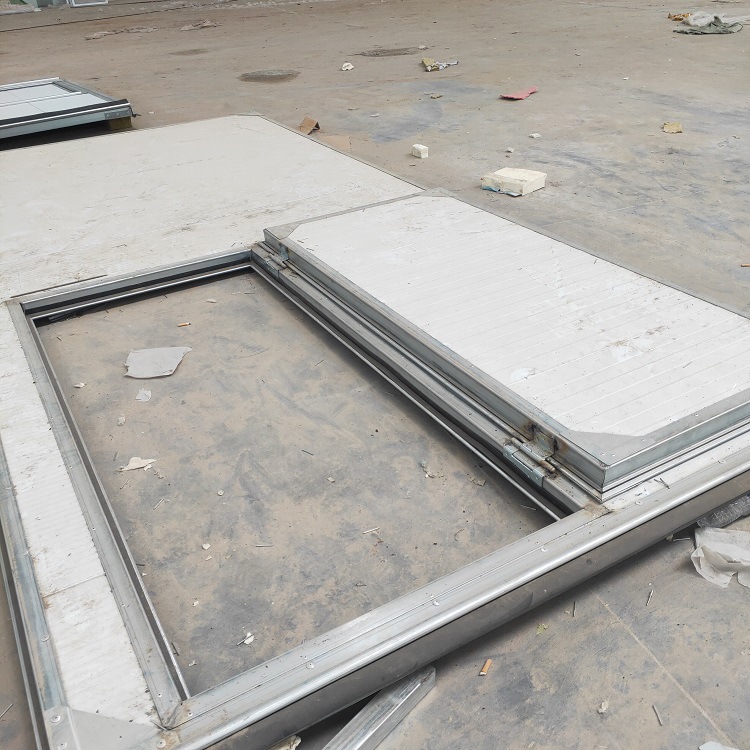 郑州彩钢复合板推拉门厂工业厂房车间吊轨门上轨道下导轮开启轻便