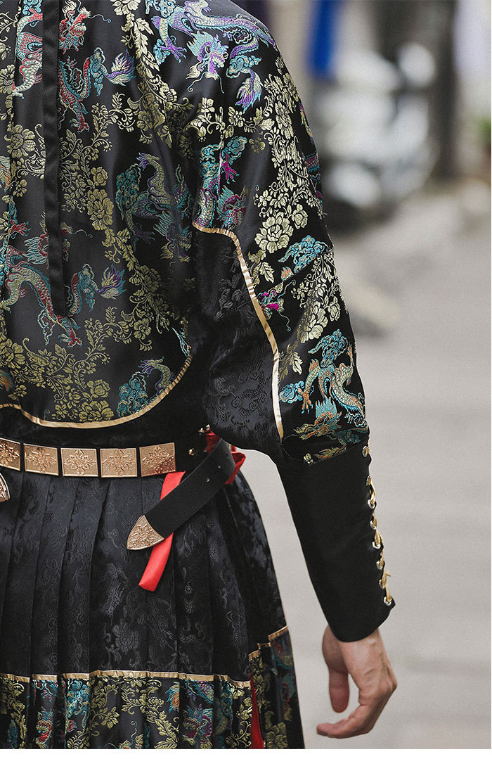 中国风飞鱼服锦衣卫戏服侠客影视剧道具表演服汉服男仙气中式长衫