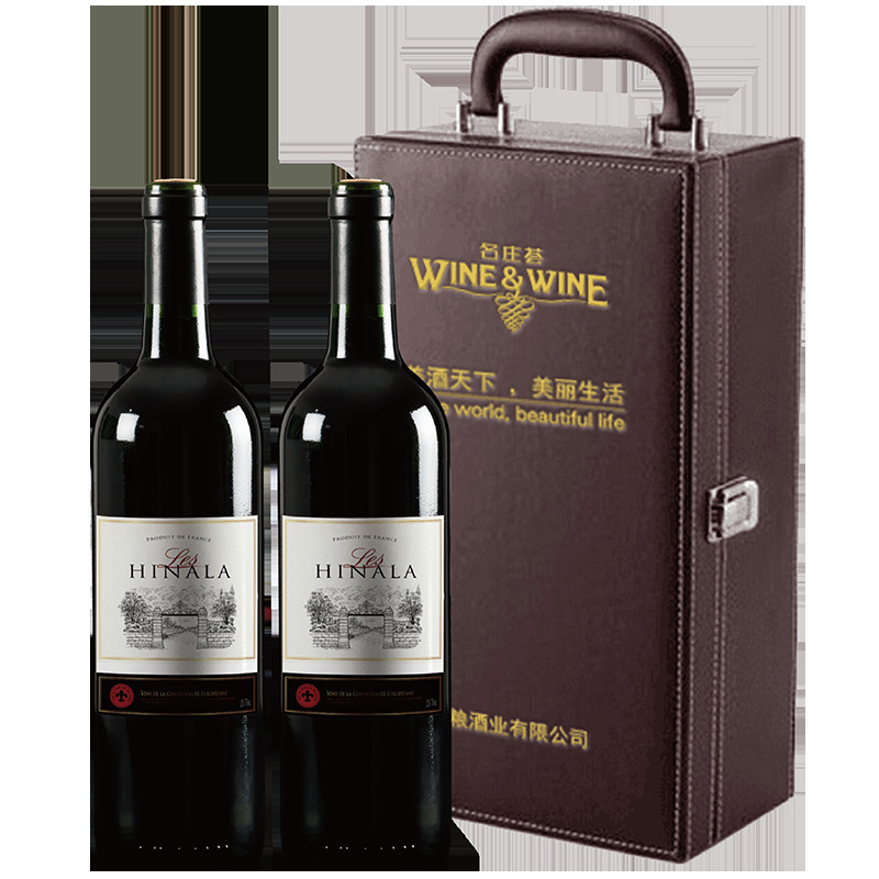 中粮名庄荟法国-希娜拉干红葡萄酒礼盒 750ml*2瓶 商务酒会礼品