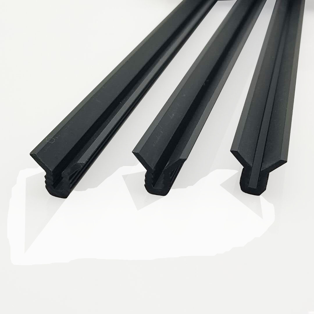 玻璃y型v形硬塑料固定2mm卡槽条橱柜玻璃塑料u型卡槽挤塑定制加工
