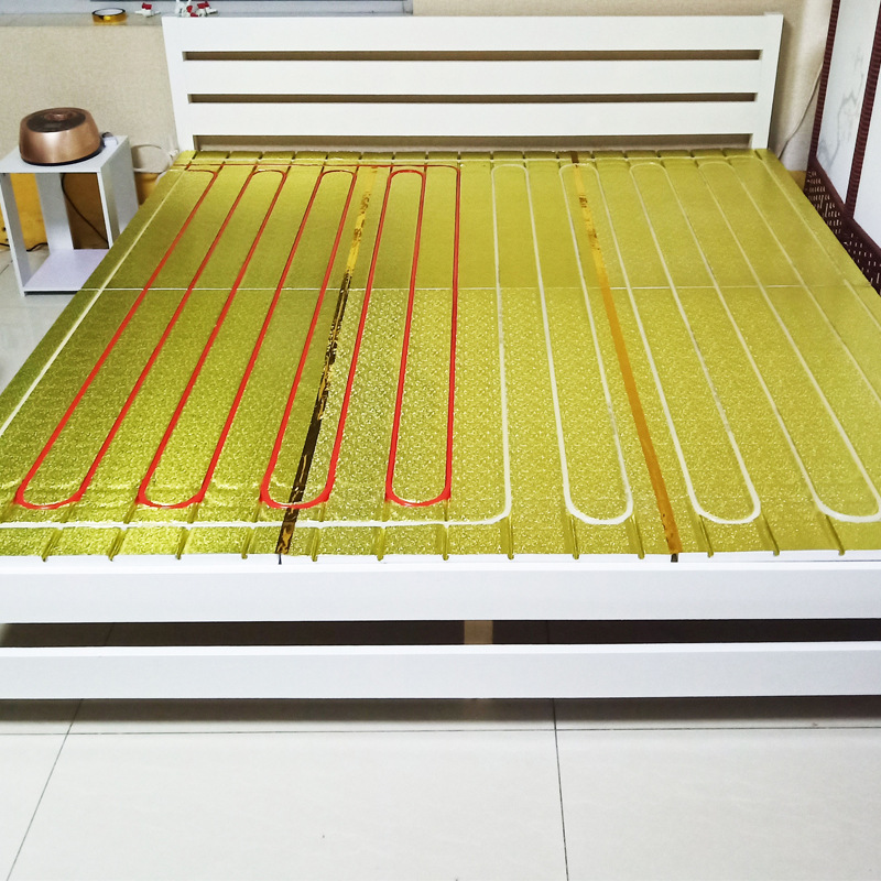 水暖炕板 金色防腐蚀高密度厂家批发 水暖炕专用模板高档地暖模块