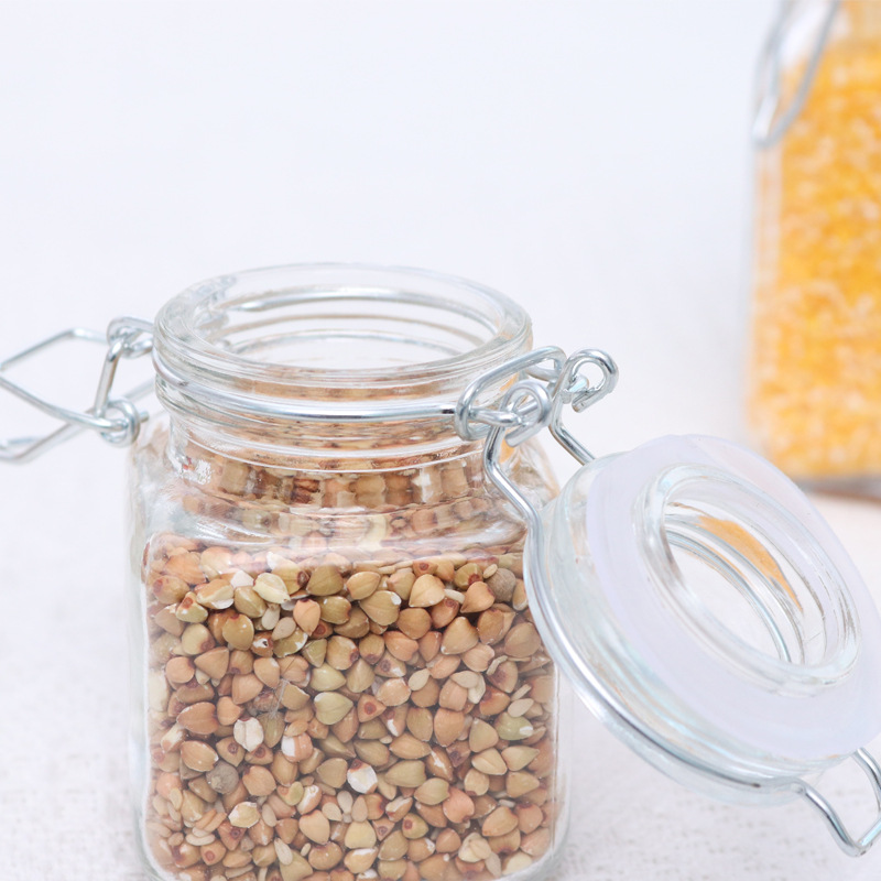 Storage Tank Household Glass Sealed Can Grains Storage Bottle Cereals Food Storage Tank