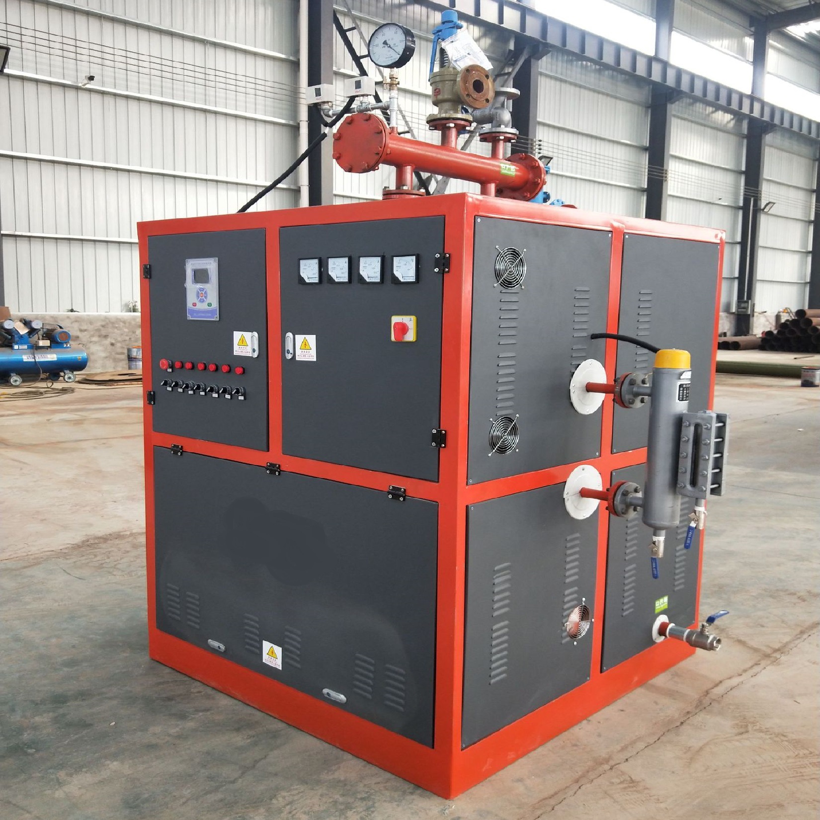 厂家直供144kw电加热蒸汽发生器小型商用电磁蒸汽机蒸汽发生器