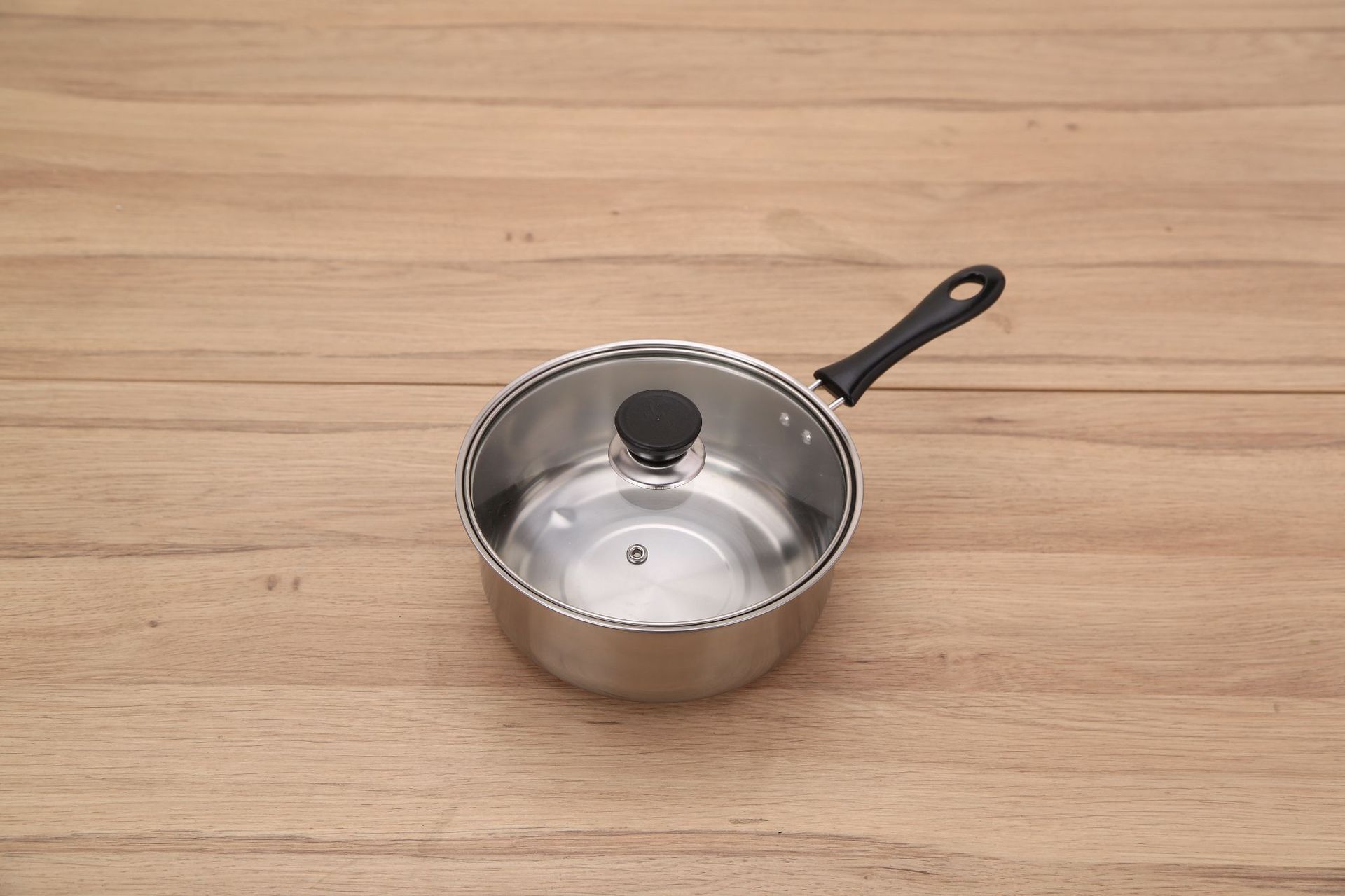 双柄汤锅 单柄奶锅不锈钢彩盒玻盖双耳锅 电磁炉火锅 9.9特卖锅