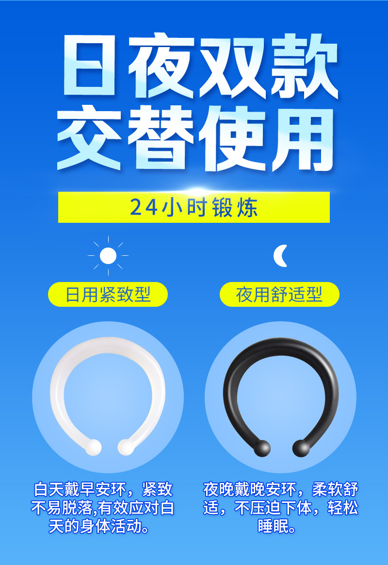 译爱包皮阻复环男用c型环外用成人情趣性用品批发一件代发