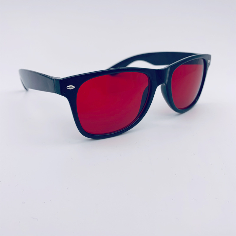 正品色盲色弱眼镜框架红绿日常用矫正纠正开车通用辨色看图谱专用