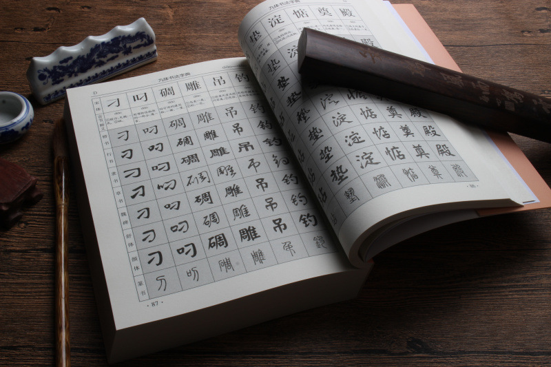 正版包邮九体书法实用字典楷书行书隶书草书魏碑舒体颜体篆书字帖