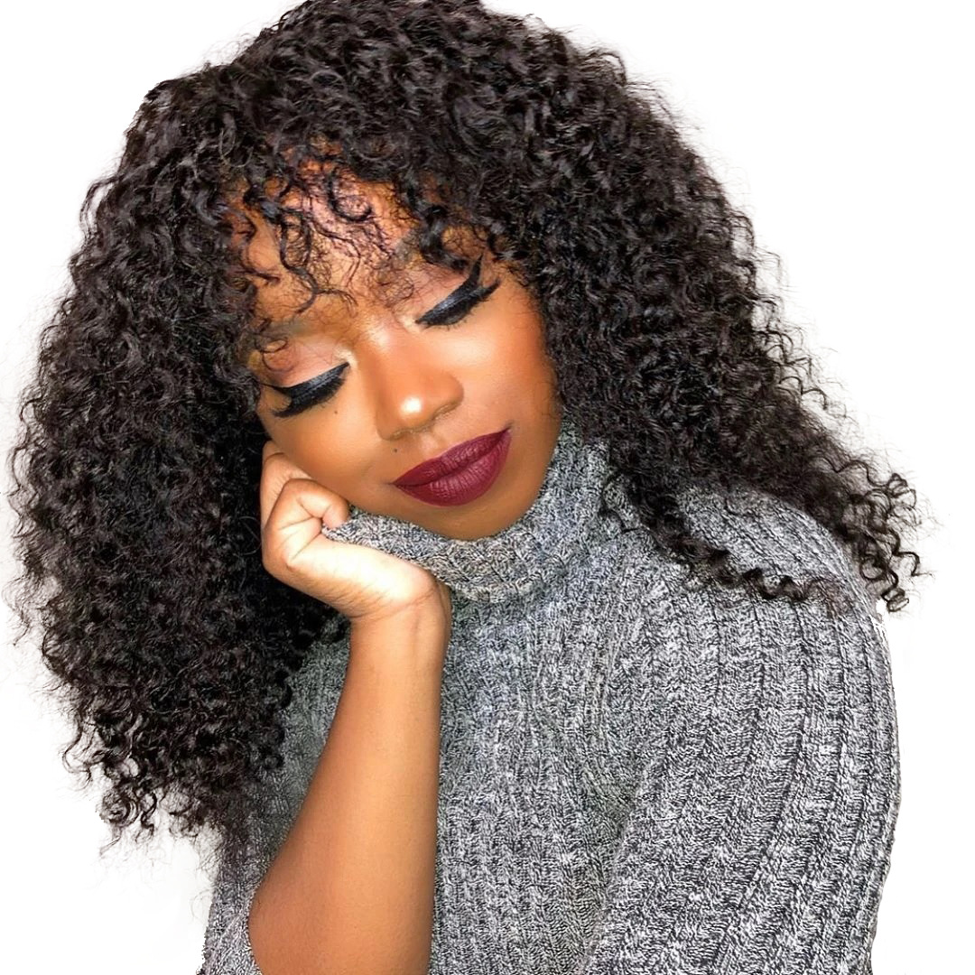 外贸热销非洲女士假发时尚爆炸头蓬松黑色小卷假发化纤发套玫瑰网