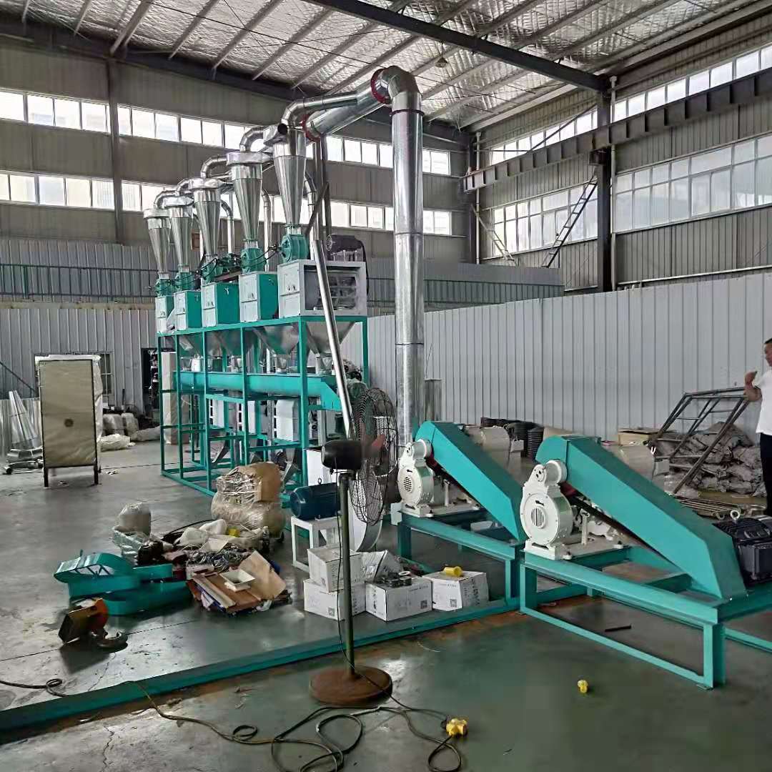 厂家供应小麦玉米面粉加工设备全风运自动上料 磨粉机设备 面粉机