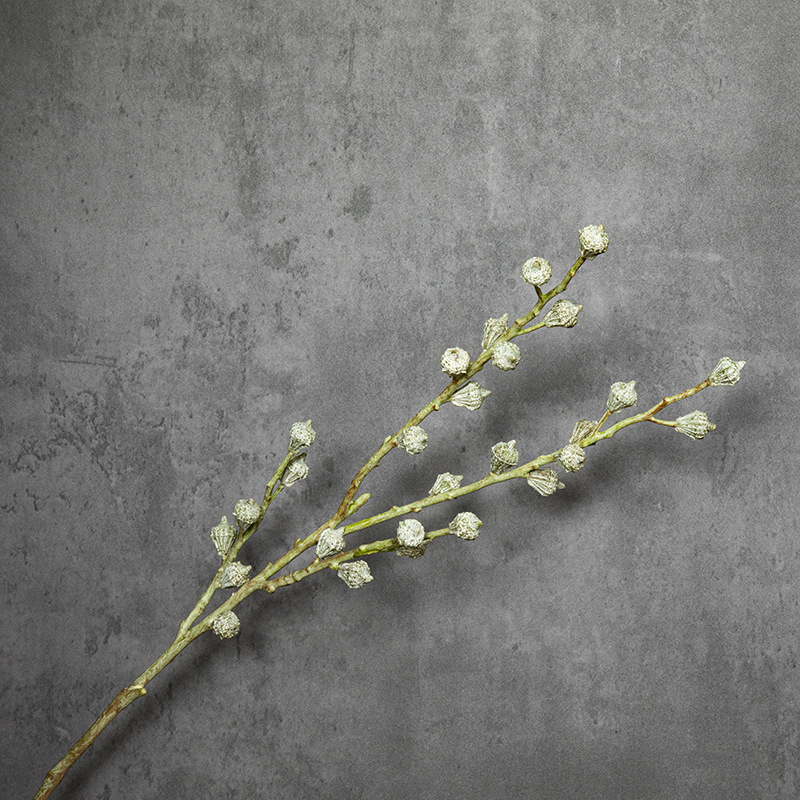 现代时尚仿真树枝花苞绢花客厅餐桌样板房插花摆设装饰树枝批发