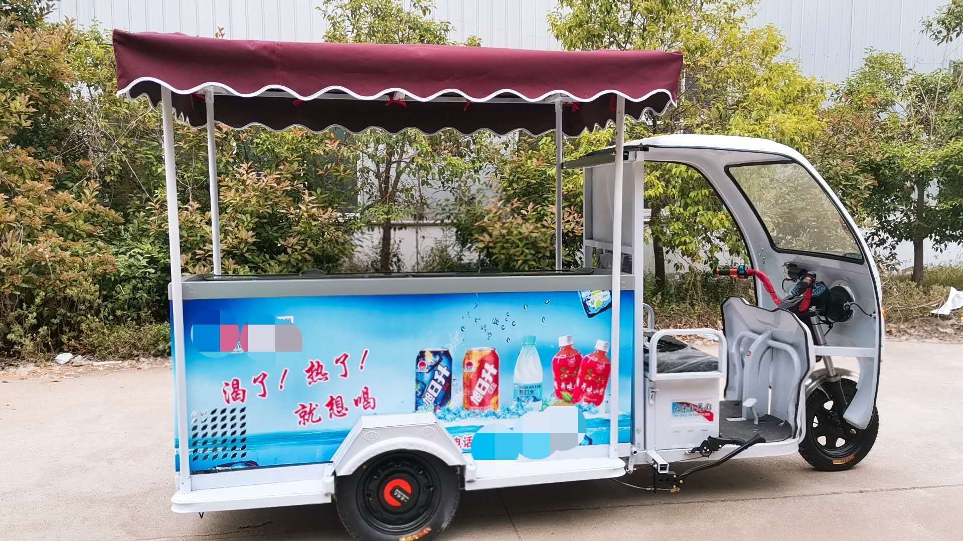 厂家直销直流冰柜车冷饮售卖车雪糕冷饮冰淇淋售卖车冷链配送运输