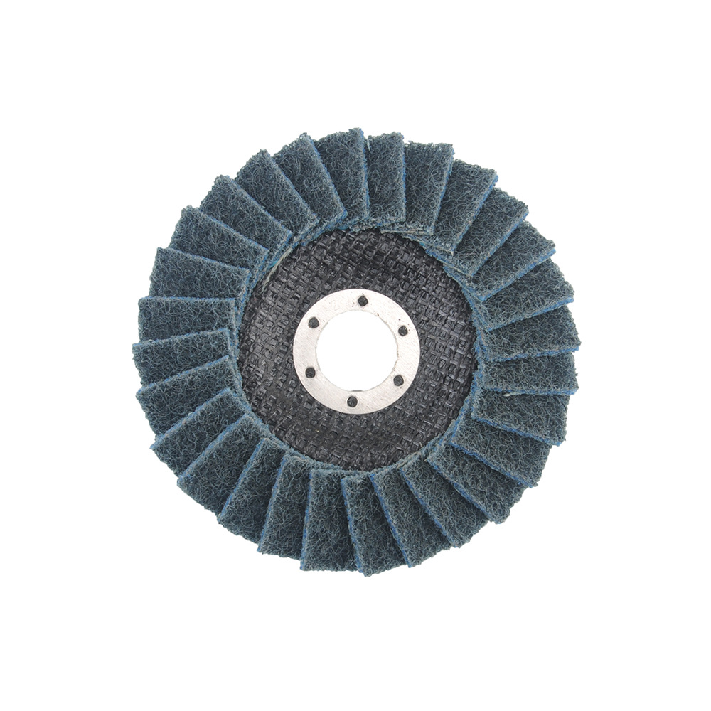 4.5-Inch Polishing Derusting Non-Woven Fabric Louvre Blade 115mm Non-Woven Fabric Sanding Wheels Stainless Steel Polishing Wheel