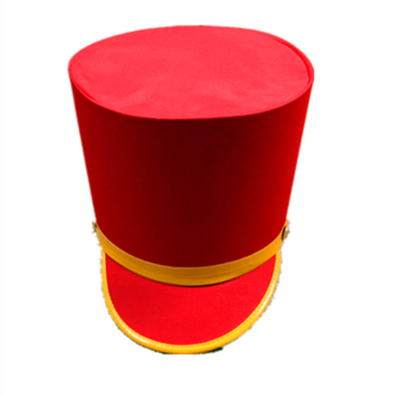 【匠心制造】鼓号服帽子鼓手服帽子旗手服高帽仪仗队帽子管乐队帽