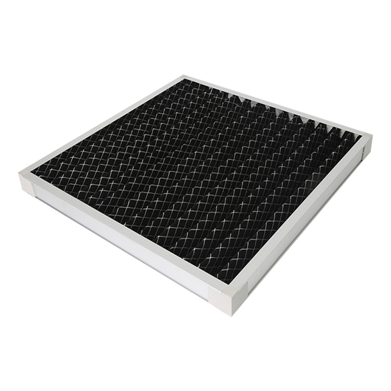 活性炭初效过滤器g4铝合金框板式折叠空气过滤器空调滤网厂家直销