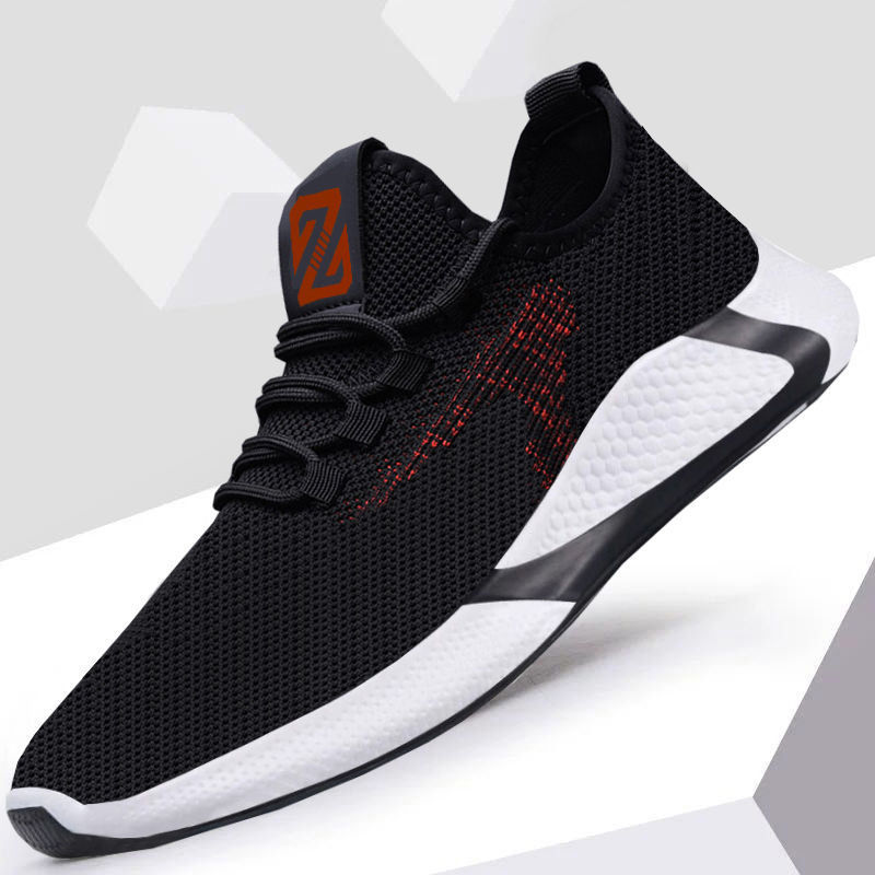 Spring and Autumn Old Beijing Cloth Shoes Men's Casual Korean Style Versatile Fashionable Sports Shoes Student Non-Slip Sneakers Men's Shoes Cross-Border