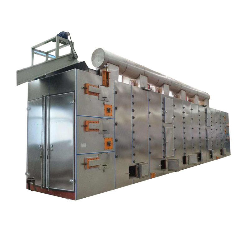 农产品连续烘干机莲子烘干房带式烘干机网带式脱水蔬菜干燥机