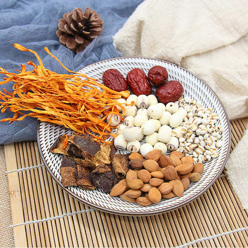 广东养生滋补汤料包 阿胶黄精炖鸡汤 清补凉菌菇煲汤材料批发