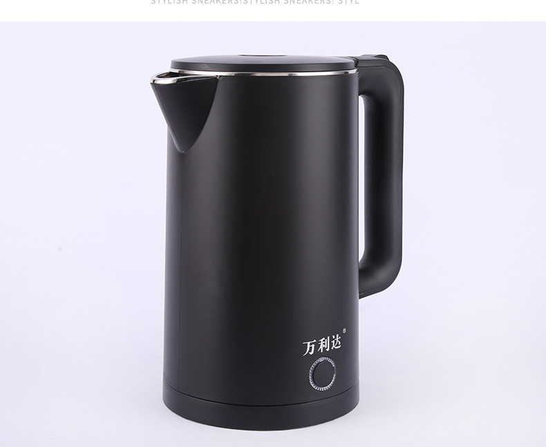 批发万利达一体无缝2升电热水壶不锈钢家用自动断电电烧水壶 礼品