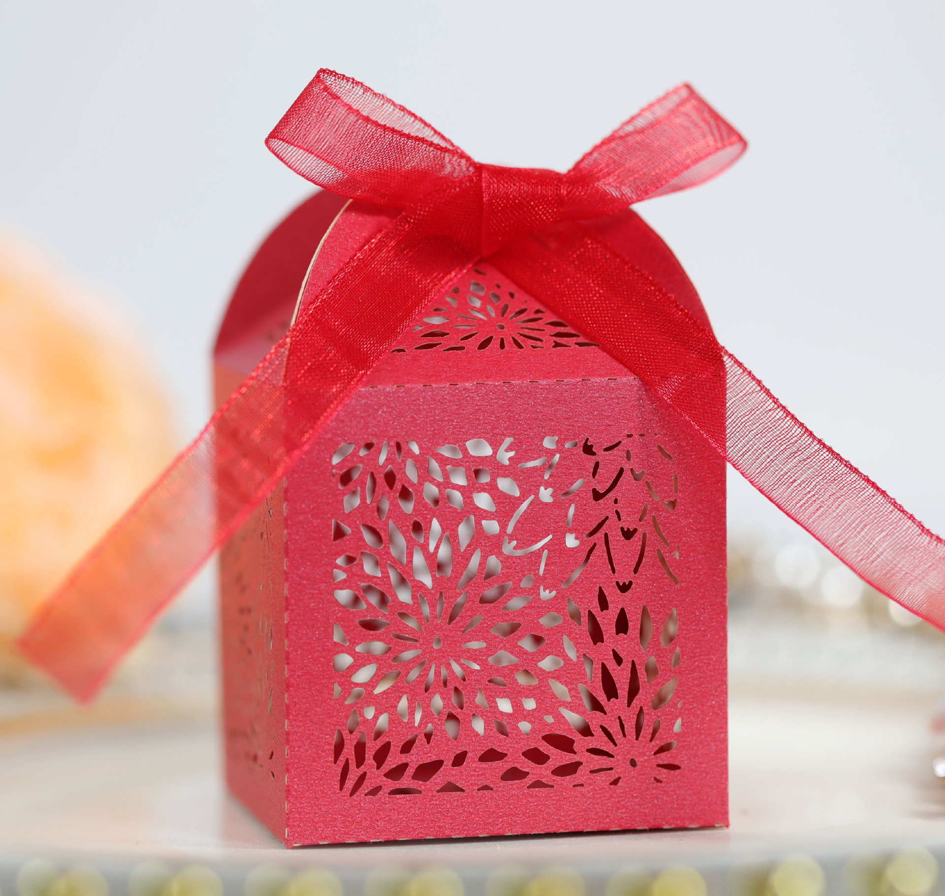 跨境亚马逊镂空喜糖盒 婚庆结婚喜糖包装盒 浙江厂家纸盒子批发