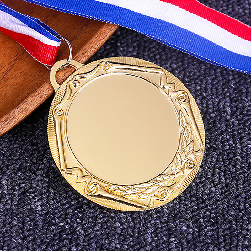 金属通用奖牌个性创新金箔奖牌运动会 比赛定制奖章金属挂牌金牌