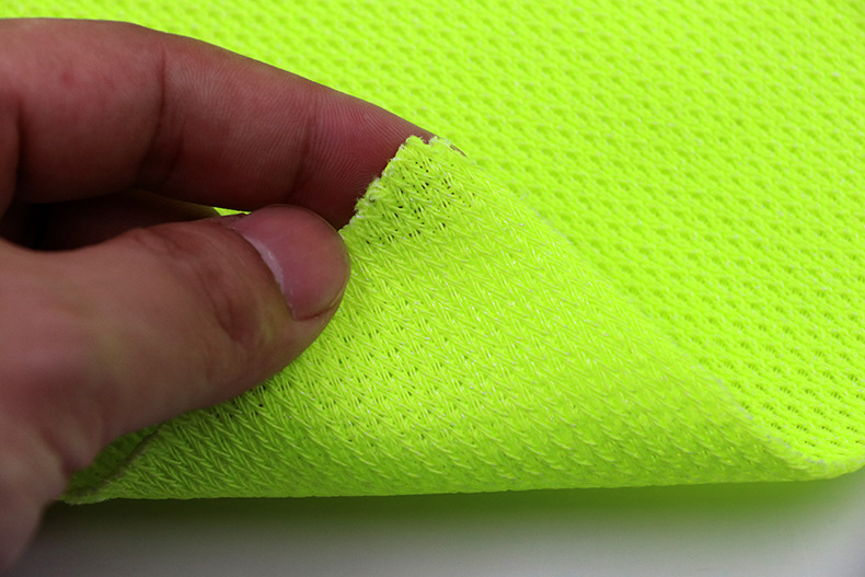 超高分子量聚乙烯涤纶混纺几何网眼布针织面料运动服箱包帽子手套