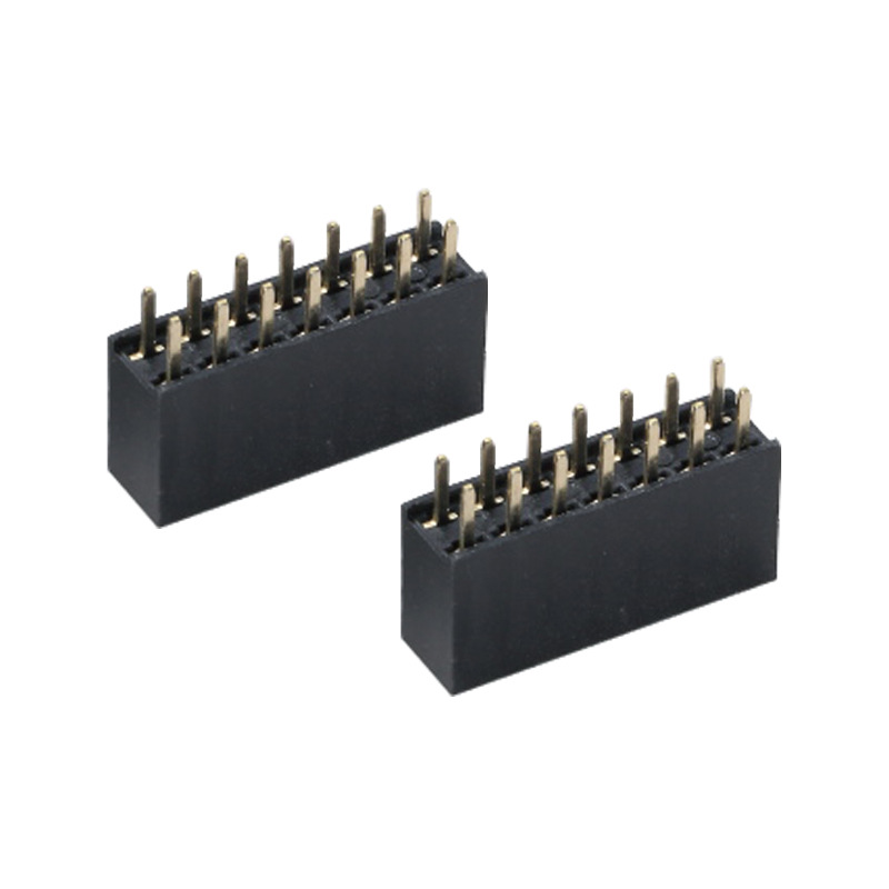 54间距 双排贴片排母 镀金排母直插排针 定制批发