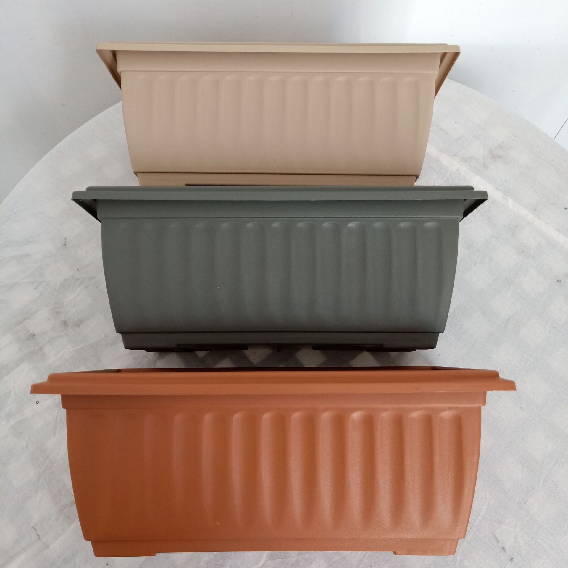 长方形塑料花盆小型长方槽阳台用菜盆绿植花盆