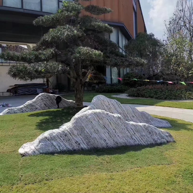 庭院园林造景切片石 雪浪石定制加工 泰山石小片石厂家大量现货